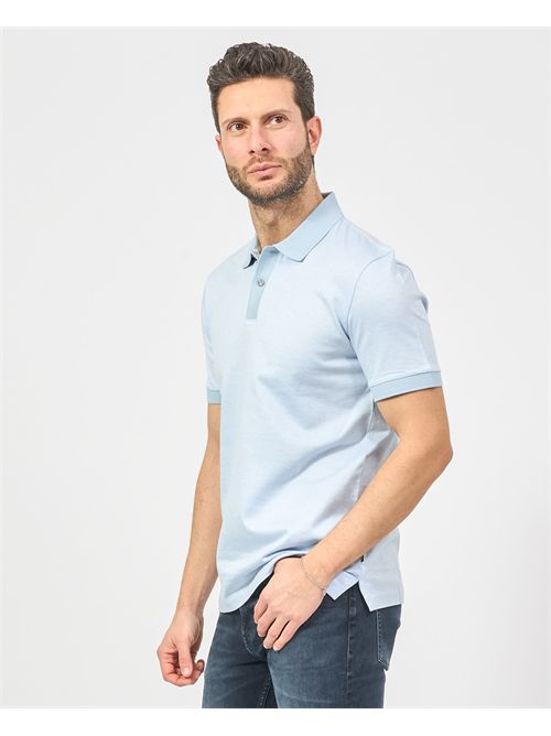 Polo Boss en coton mercerisé à micro motif BOSS | 50532246454