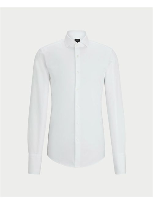 Camicia uomo Boss in popeline di cotone BOSS | 50532849100