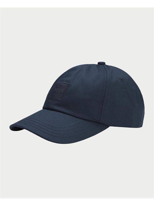 Cappello blu Boss in twill di cotone BOSS | 50535555404