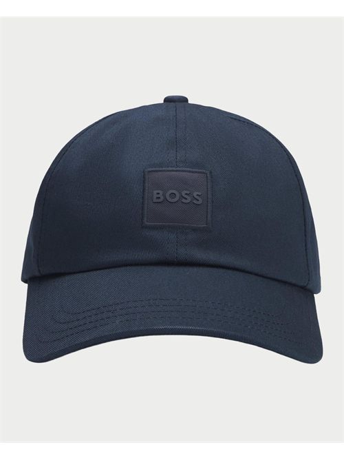 Cappello blu Boss in twill di cotone BOSS | 50535555404