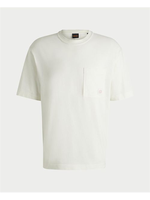 T-shirt uomo Boss con taschino BOSS | 50536784106