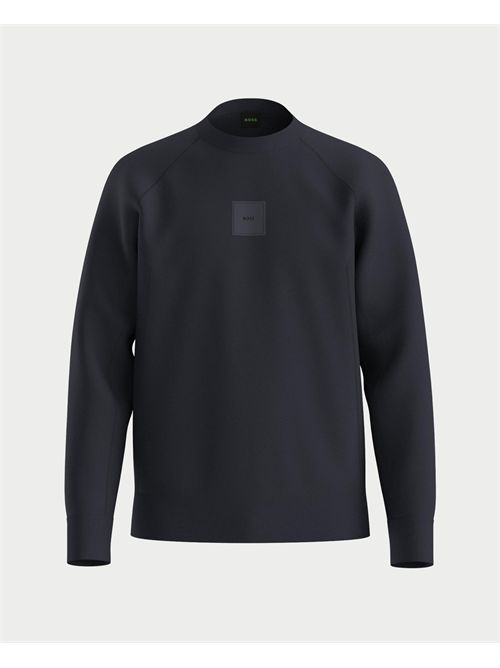 Felpa uomo Boss in misto cotone elasticizzato BOSS | 50537214402