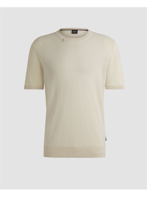 Felpa uomo Boss in misto lino BOSS | 50537639131