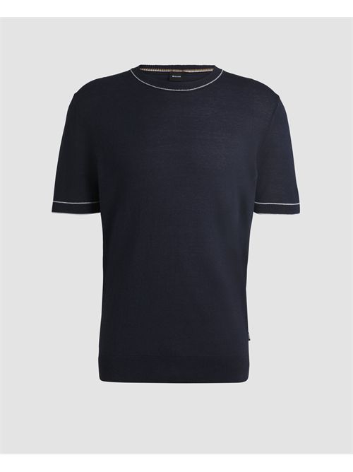 Felpa uomo Boss in misto lino BOSS | 50537639404