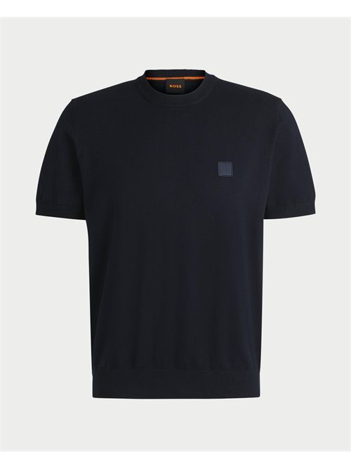 T-shirt uomo Boss in cotone con logo BOSS | 50538267404