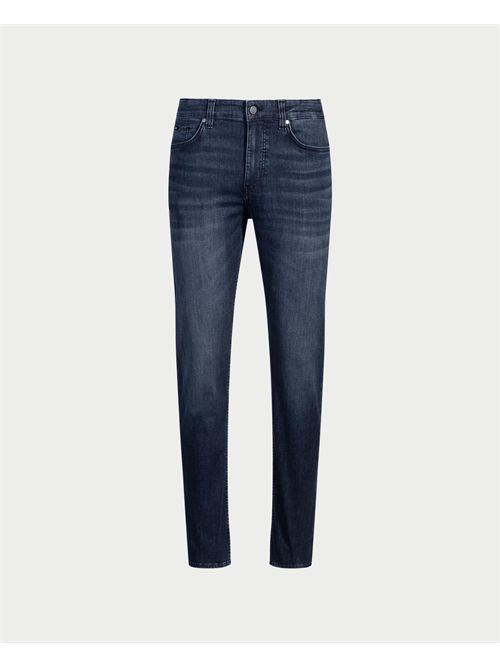 Jeans uomo Boss lavaggio blu scuro BOSS | 50538543406