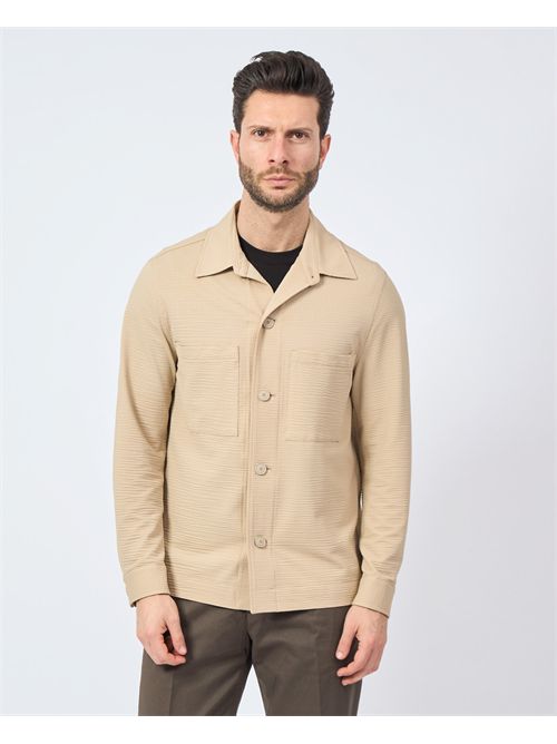 Sovracamicia Boss relaxed fit in tessuto elasticizzato BOSS | 50540695275