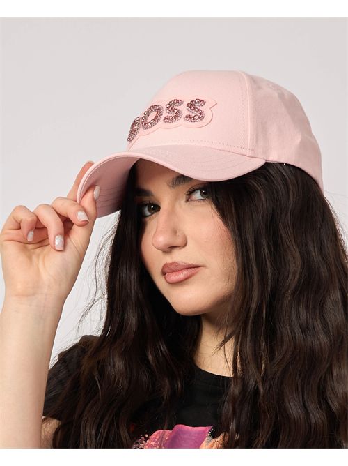 Chapeau femme Boss avec logo et applications BOSS | 50540963690