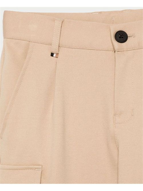 Pantaloni cargo bambini Boss relaxed fit BOSS | J51957249