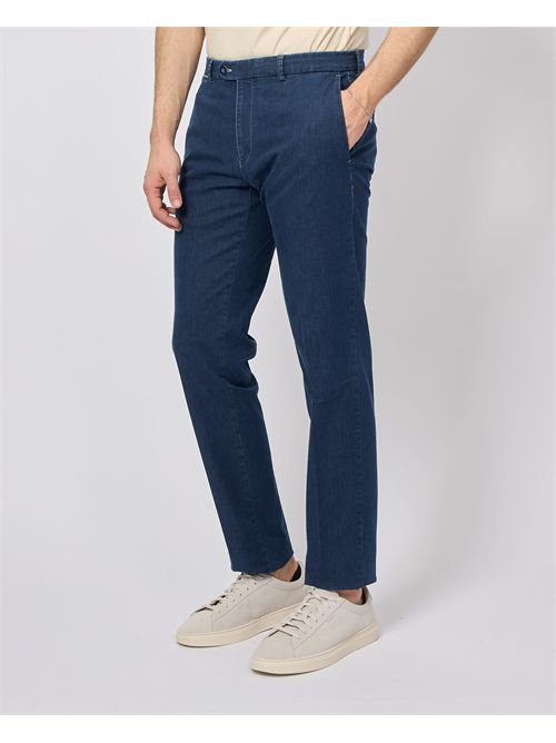 Pantaloni blu Bugatti con tirapancia BUGATTI | 1423D-76665C350