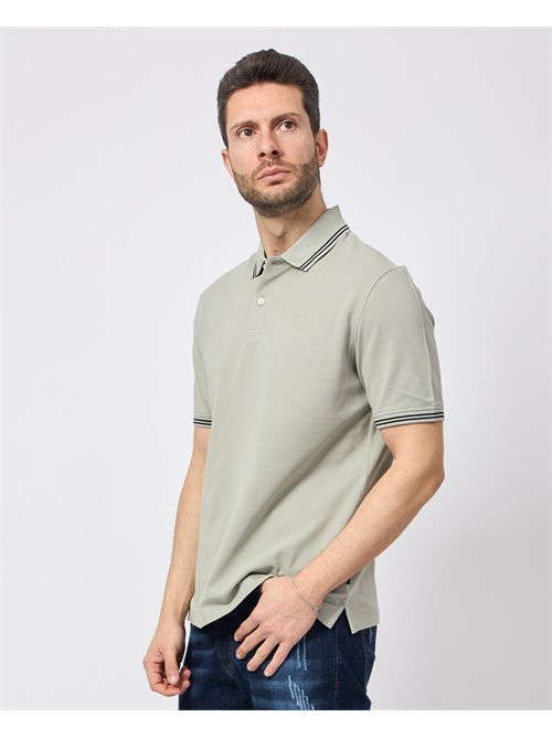 Polo uomo Bugatti con righe a contrasto BUGATTI | 8150-75001C040