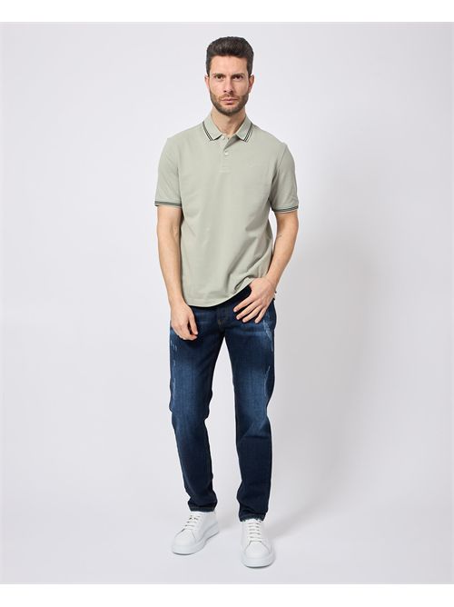 Polo uomo Bugatti con righe a contrasto BUGATTI | 8150-75001C040
