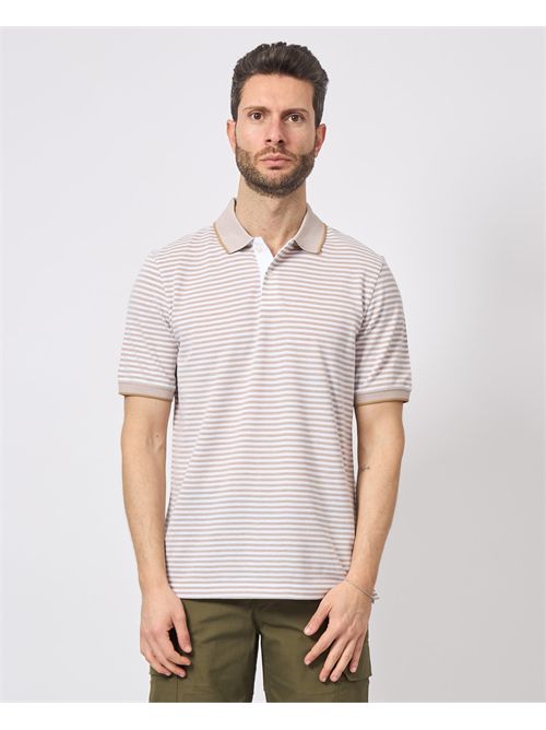 Bugatti men's polo shirt with horizontal stripes BUGATTI | 8150-75092C060