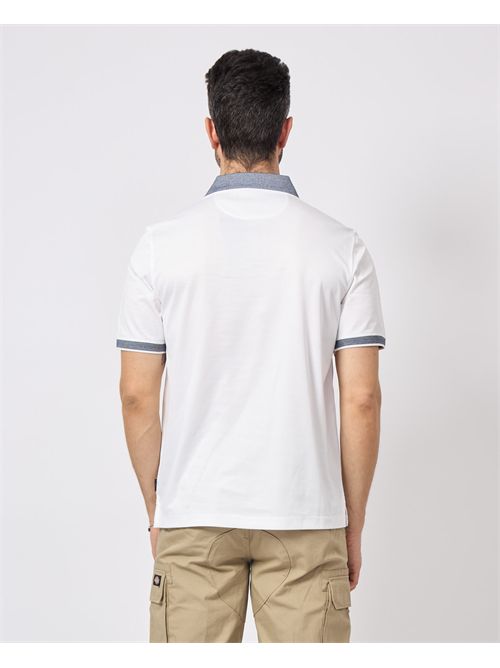 Polo uomo Bugatti con dettagli a contrasto BUGATTI | 8151-75091C010