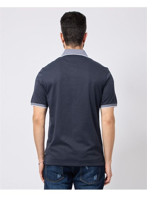 Polo uomo Bugatti con dettagli a contrasto BUGATTI | 8151-75091C390