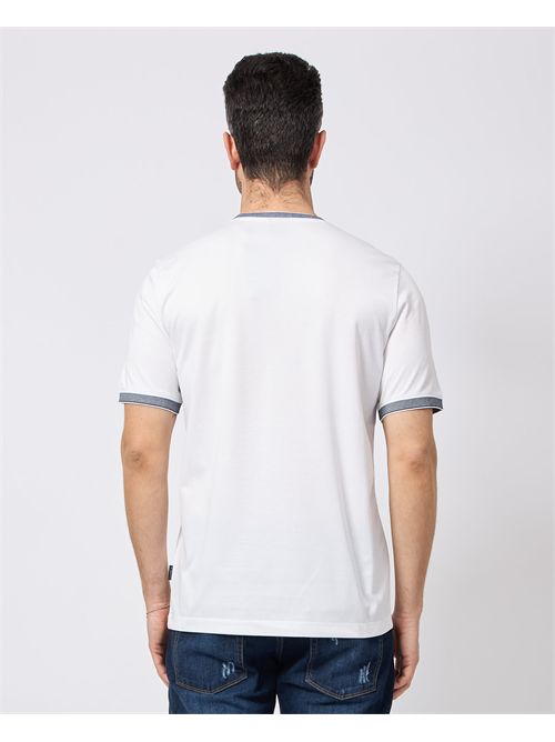 T-shirt ras du cou Bugatti en coton mélangé BUGATTI | 8350-75091C010
