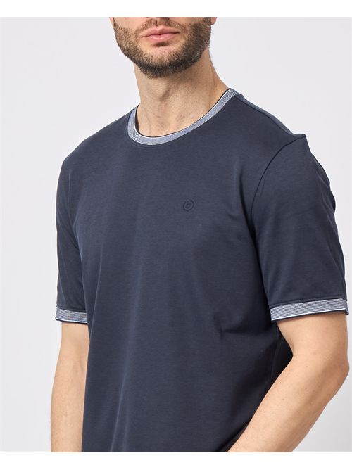 T-shirt ras du cou Bugatti en coton mélangé BUGATTI | 8350-75091C390