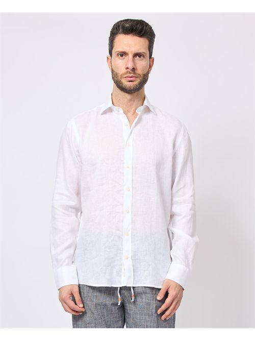 Camicia uomo Bugatti in lino BUGATTI | 9150-78900C010