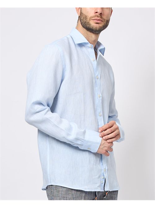 Camicia uomo Bugatti in lino BUGATTI | 9150-78900C320