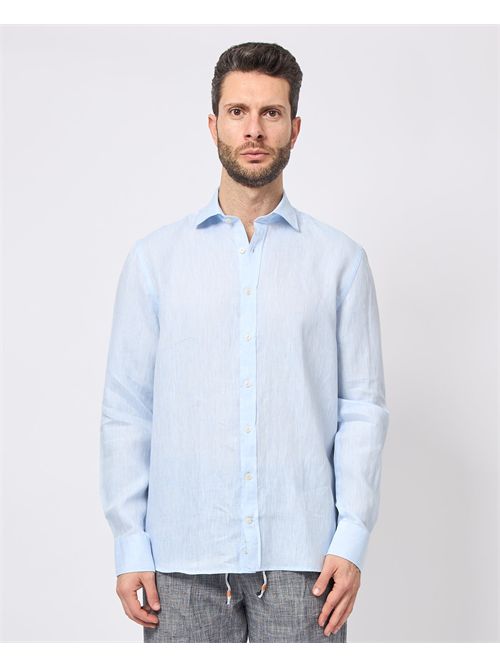 Camicia uomo Bugatti in lino BUGATTI | 9150-78900C320