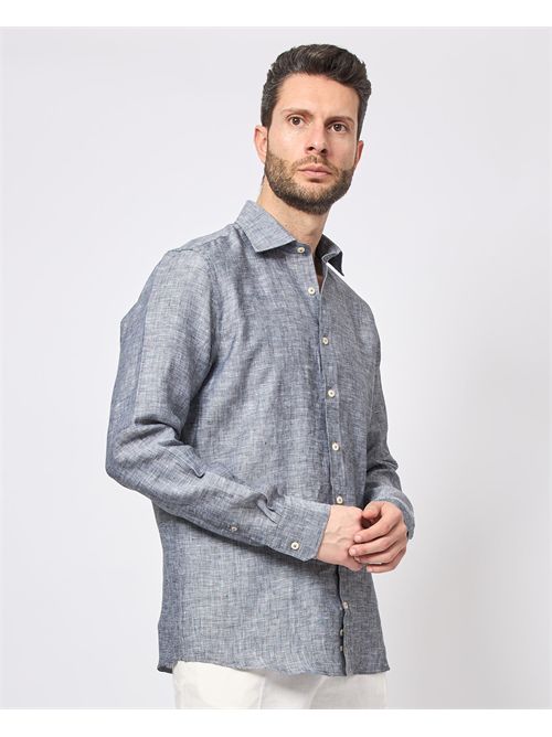 Camicia uomo Bugatti in lino BUGATTI | 9150-78900C390