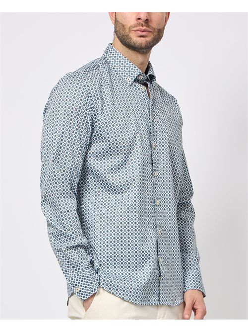 Camicia uomo Bugatti con motivo all-over BUGATTI | 9350-78518C320