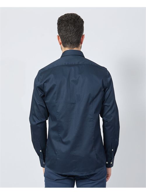 Camicia uomo blu Bugatti con bottoni BUGATTI | 9750-78504C390