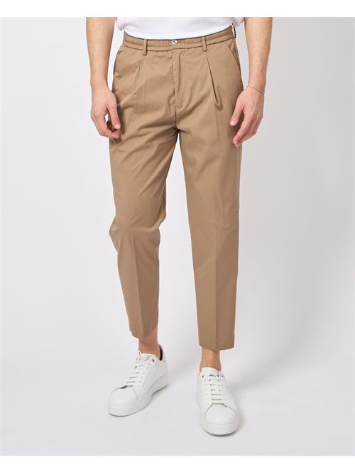 By And men's trousers with pleats and elastic BY-AND | RELAX/CDL2