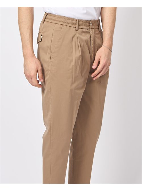 By And men's trousers with pleats and elastic BY-AND | RELAX/CDL2
