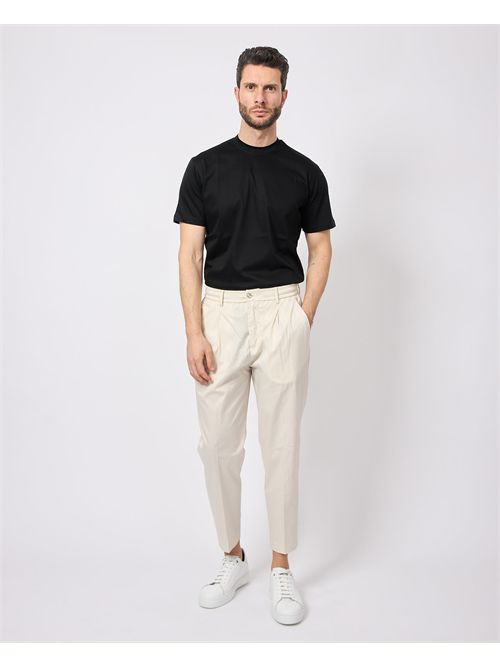 By And men's trousers with pleats and elastic BY-AND | RELAX/CDL3