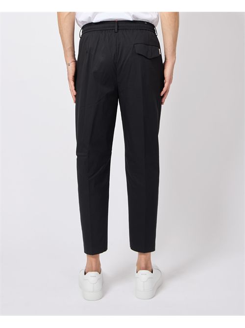 By And men's trousers with pleats and elastic BY-AND | RELAX/CDL6
