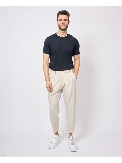 By And men's trousers with pleats and elastic BY-AND | RELAX/IBZ2