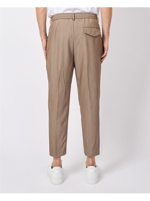 By And men's trousers with pleats and elastic BY-AND | RELAX/IBZ3