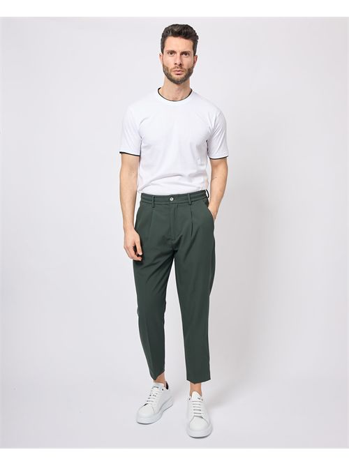 By And men's trousers with pleats and elastic BY-AND | RELAX/IBZVERDE