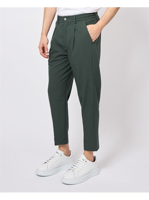 By And men's trousers with pleats and elastic BY-AND | RELAX/IBZVERDE