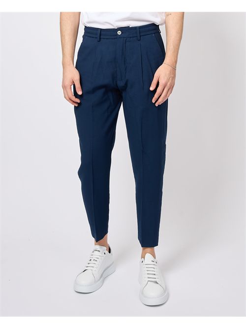 Pantalon homme By And à pinces et élastique BY-AND | RELAX/MAIL7