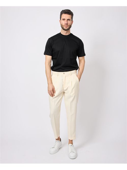 By And chinos with pleats and elastic BY-AND | RELAX/MAIL9