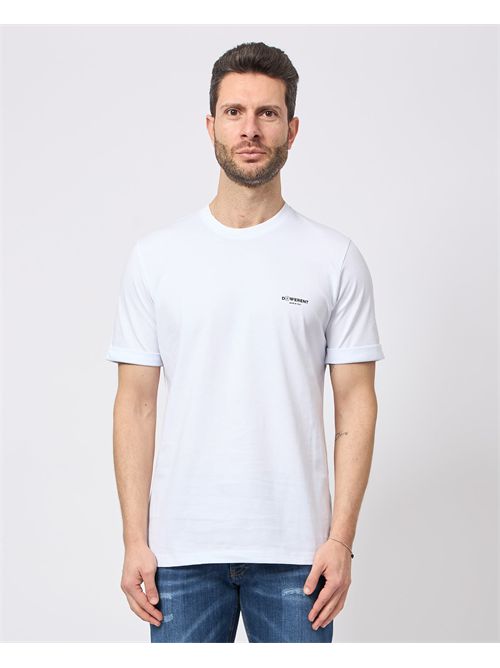 T-shirt uomo Different basic girocollo DIFFERENT | DIS3/LOGOBIANCO
