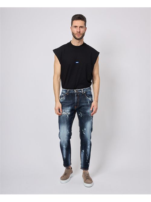 Jeans uomo Different in lavaggio scuro DIFFERENT | MANM05