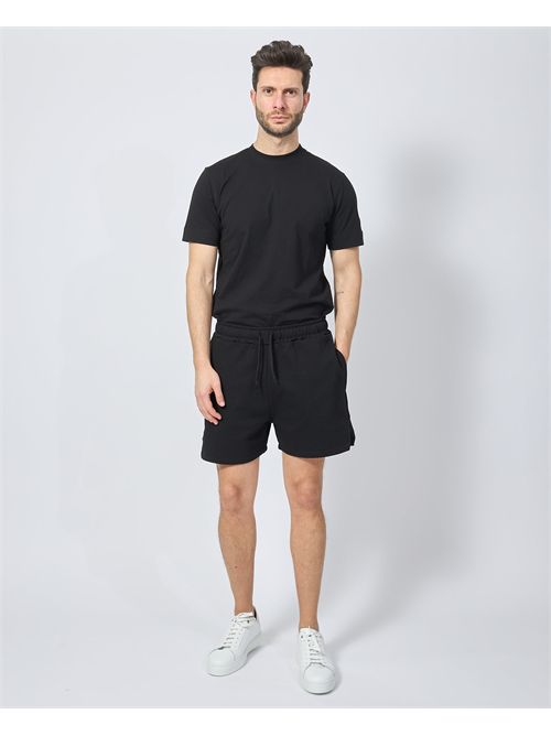 Bermuda Disclaimer with elastic and drawstring DISCLAIMER | DS55023NERO