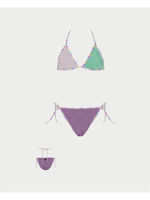 Bikini fille F**K Triangle avec slip fixe F**K | FJ25-G1G01TFX55