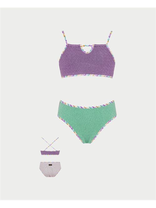 Bikini Bambina F**K Triangolo con Slip Fisso F**K | FJ25-G1G02UFX55
