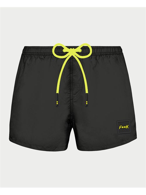 Boxer de bain enfant F**k avec poche arrière F**K | FJ25-J01BU02BK