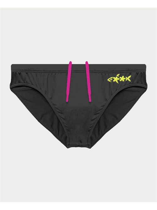 F**k boy's swim briefs in solid color F**K | FJ25-J01SU20BK