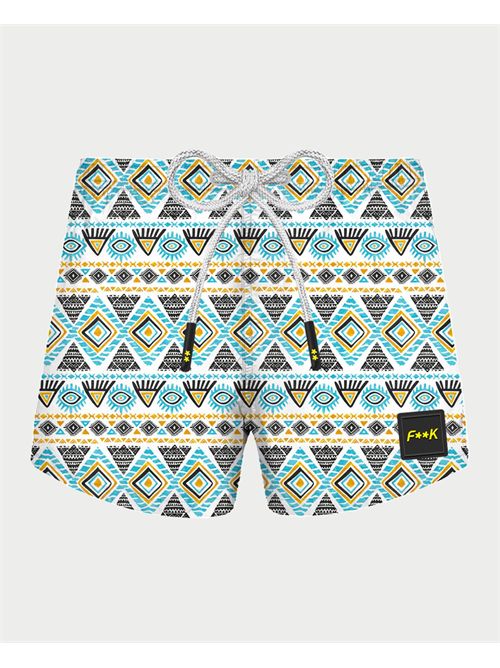Costume bambino F**k con stampa fantasia F**K | FJ25-J02BA30X13