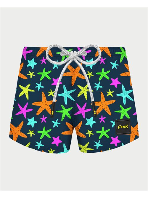 F**k children's swimwear with side pockets F**K | FJ25-N04BA30X16
