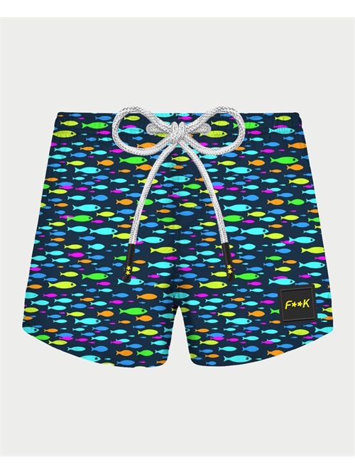 Costume mare bambino F**k con tasche laterali F**K | FJ25-N04BA30X19