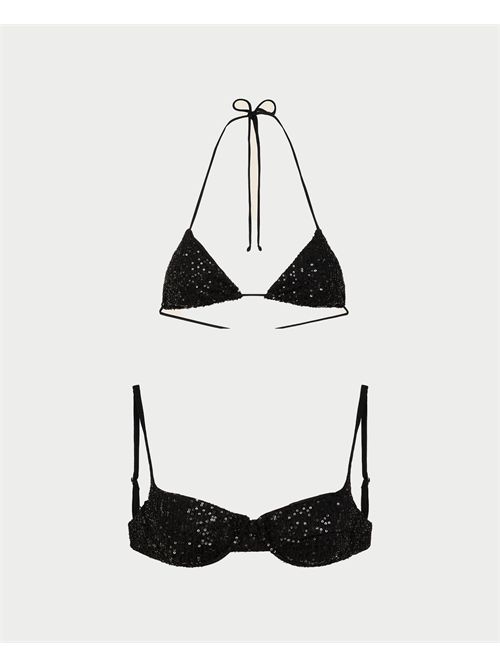 Bikini donna F**K nero con ferretto F**K | FK25-04311BK