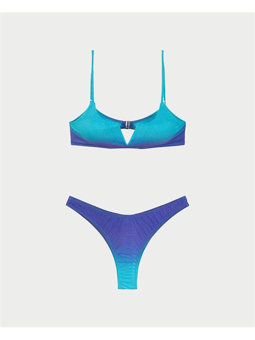 Bikini F**K Bandeau V with Fixed American Slip Degradè F**K | FK25-1152X46
