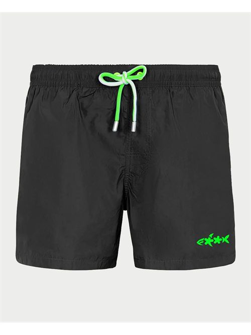 Costume da mare F**k con logo F**K | FK25-M01BU05BK
